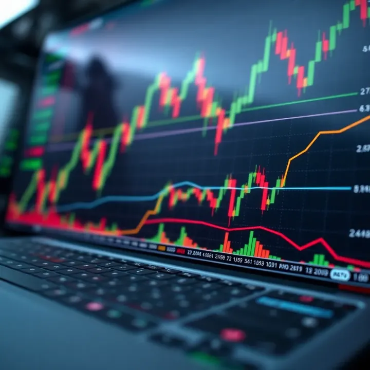 AEVO Market Insights and Future Predictions Illustration of financial charts and data representing AEVO market insights and future outlook