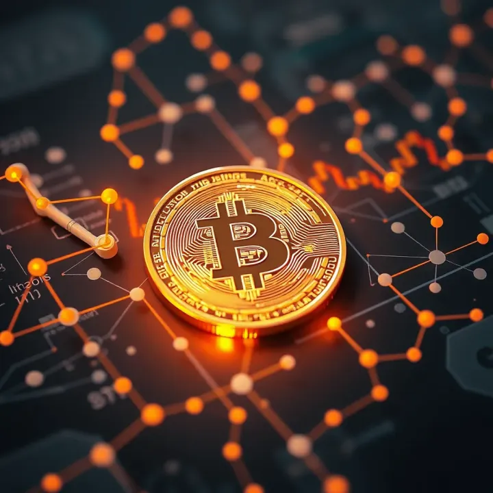 Illustration of blockchain network and technology impacting Ape Coin value