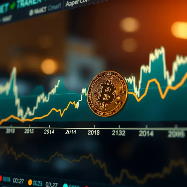 Graph depicting fluctuating prices of ApeCoin over several months with distinct bullish and bearish trends