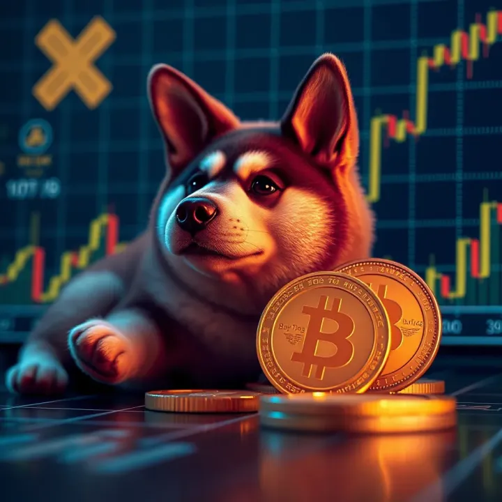 Graph showing upward trend of Baby Doge Coin price with market indicators
