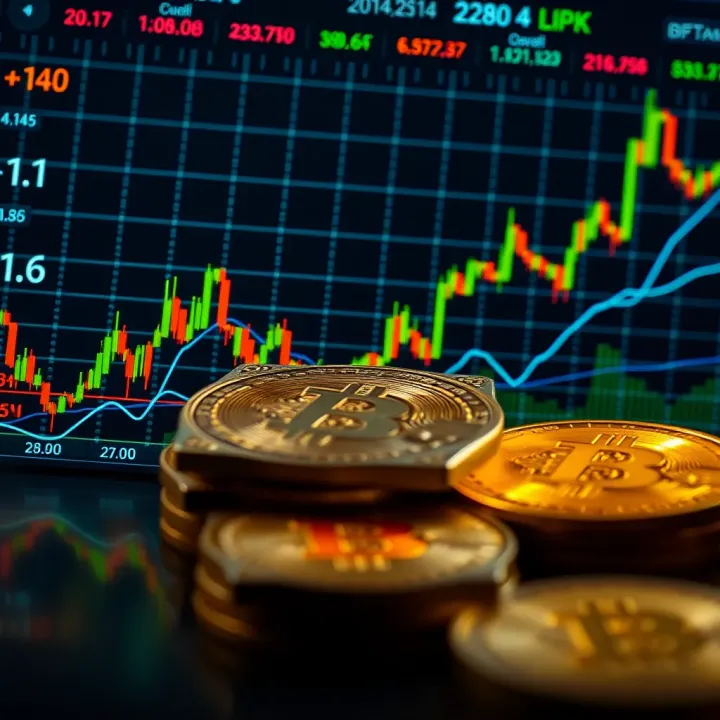 Graph showing Bitcoin Cash price fluctuations with key market indicators
