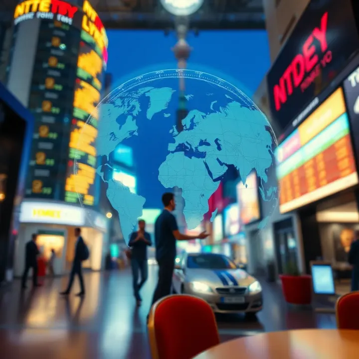 Global forex market hours illustrating London, New York, Tokyo, and Sydney trading sessions