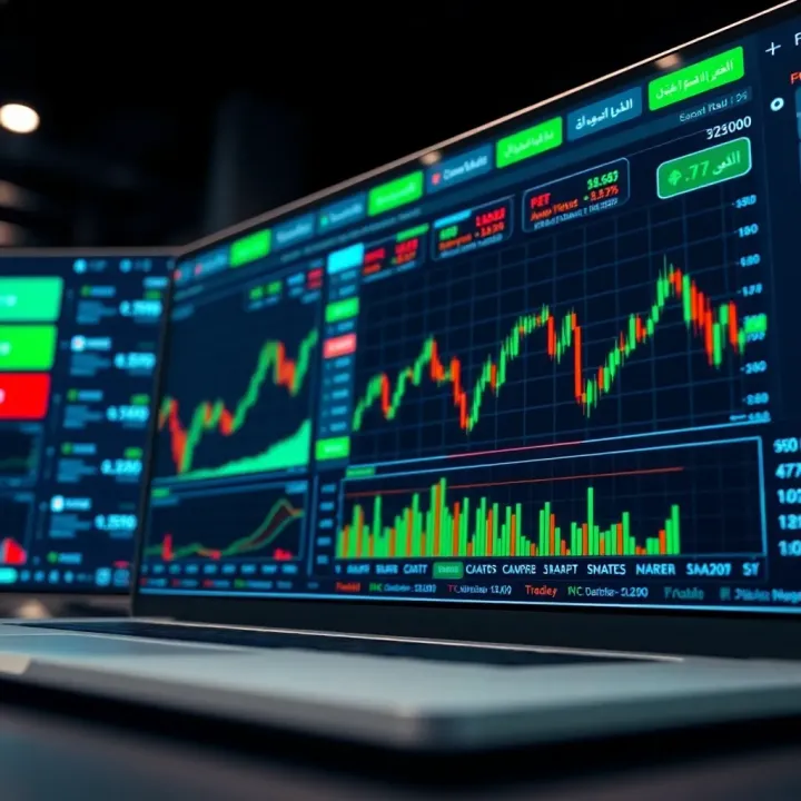 User-friendly interface of a top Pakistani trading platform showing real-time market data and chart analytics