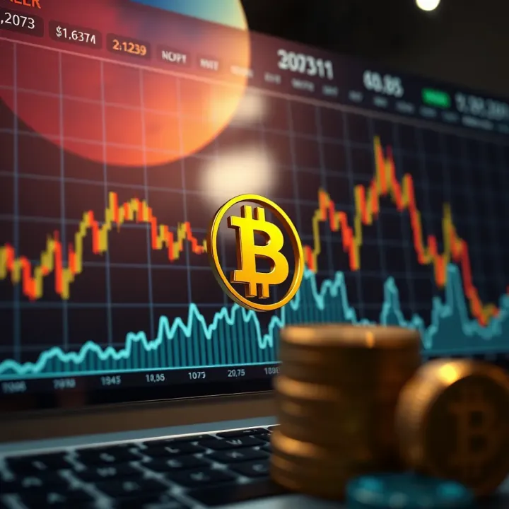 Graph displaying BGB token price fluctuations and market trends over recent months