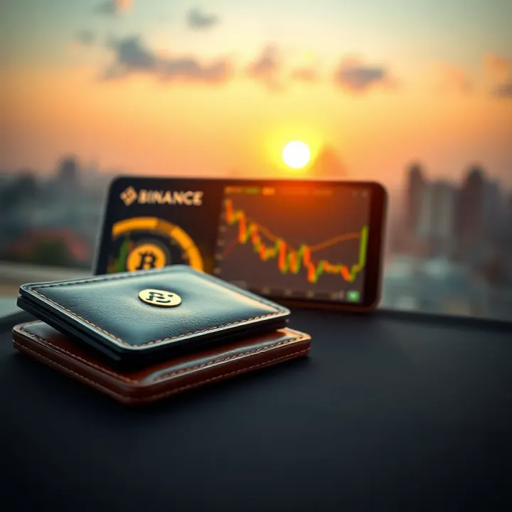 Conceptual graphic showing secure digital wallet and Binance platform interface emphasizing safety for Pakistani users
