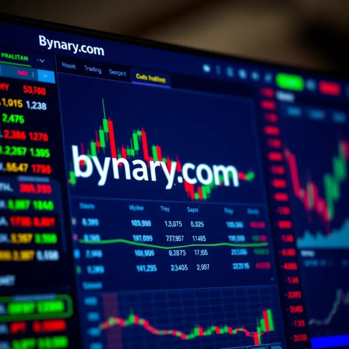 Binary.com Trading Platform with Market Data Binary.com trading platform interface showing options and market data for Pakistani traders
