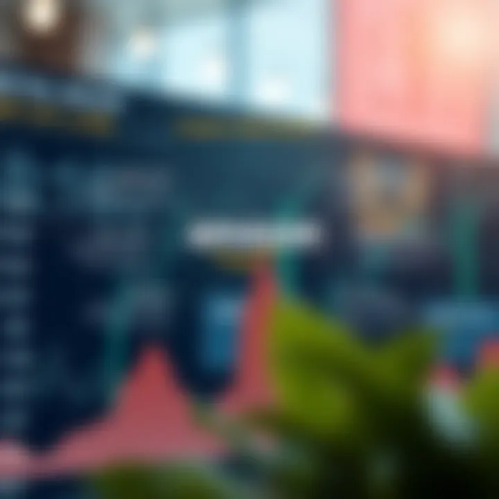 Diagram illustrating factors influencing Amazon's stock valuation including market trends and financial performance