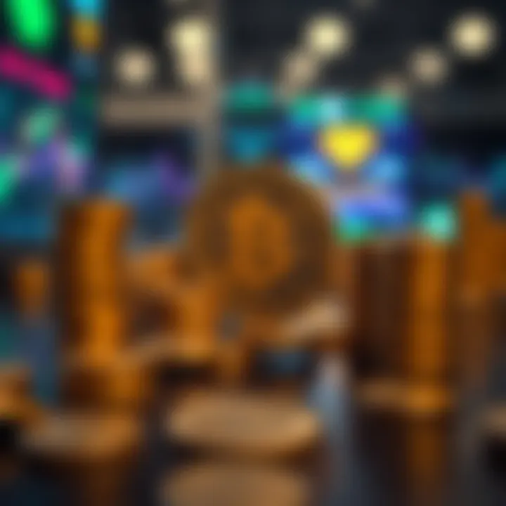 Visual representation of cryptocurrency market factors influencing ApeCoin including market sentiment and investment strategies