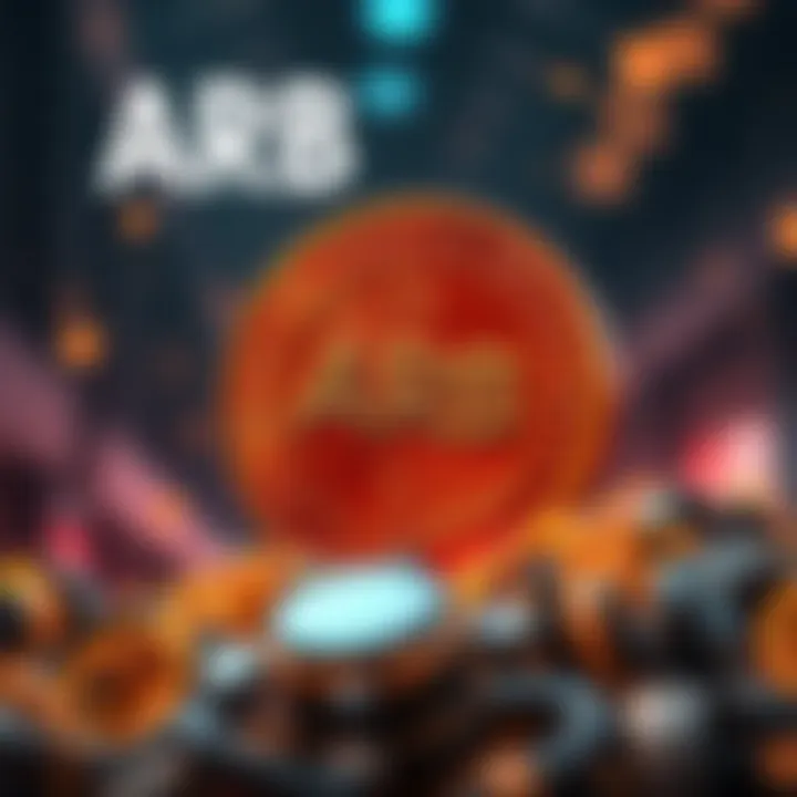 Illustration highlighting technological advancements and their impact on ARB Coin value