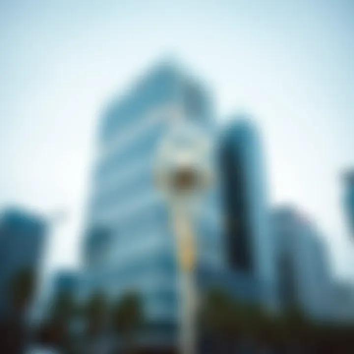 Modern office building representing a global business empire