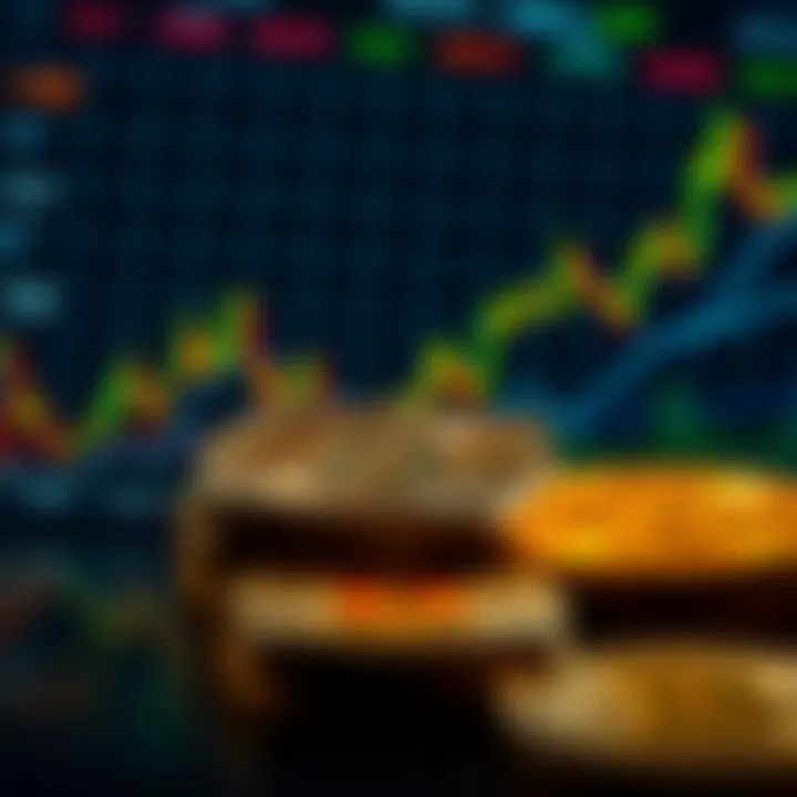 Graph showing Bitcoin Cash price fluctuations with key market indicators