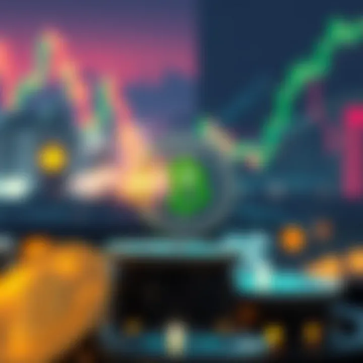 Visual representation of factors influencing Bitcoin Cash value including market demand and technological developments