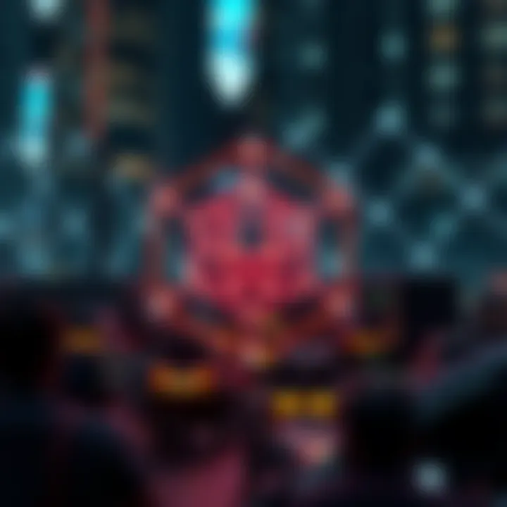 Visual representation of Cardano blockchain technology impact on crypto valuation