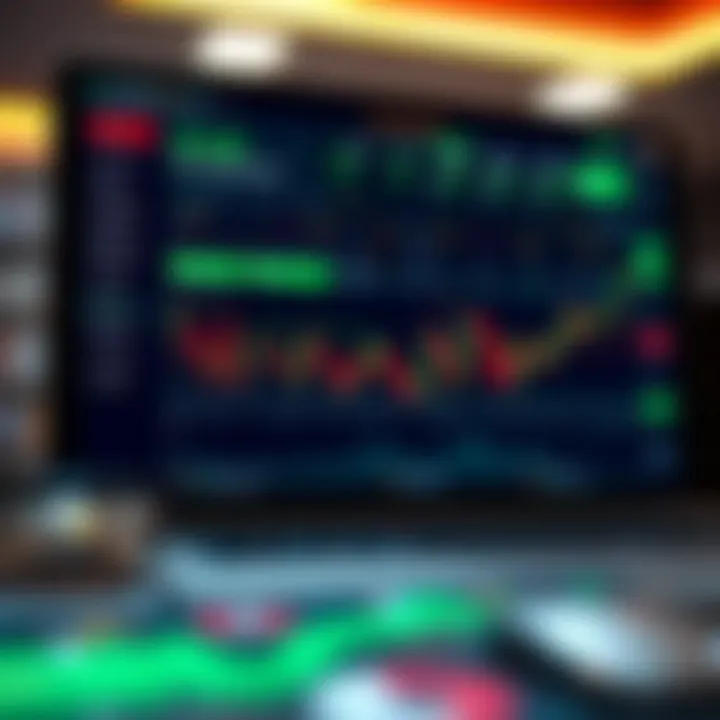 Secure digital interface displaying trading options and data analytics relevant to Pakistan’s stock market