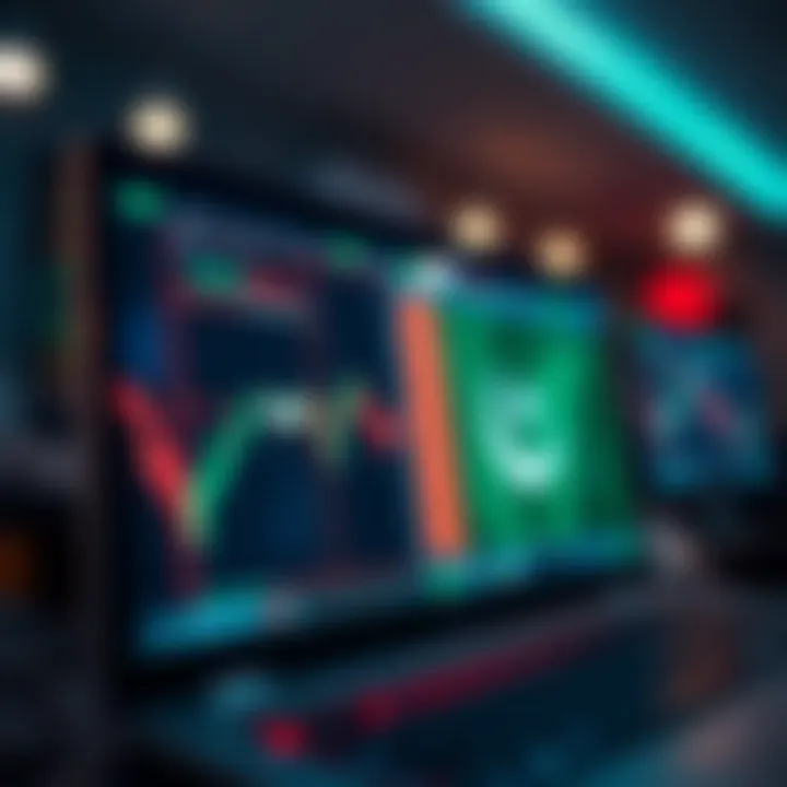 Illustration of a secure digital trading platform interface with Pakistani flag colors