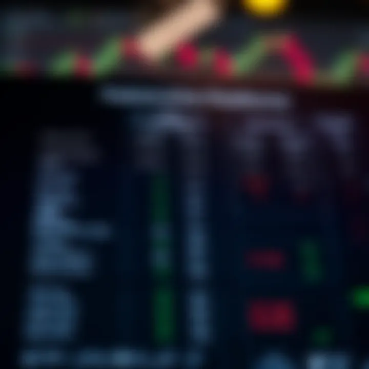 Comparison chart illustrating features and fees of different trading platforms in Pakistan