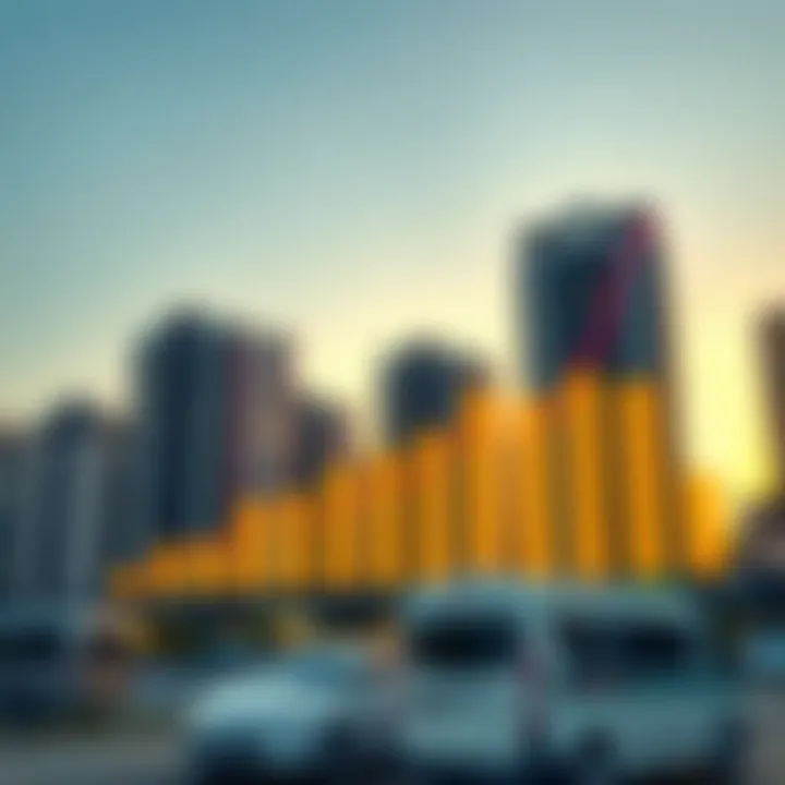 Graph depicting trends and growth patterns in Pakistan's commercial property market