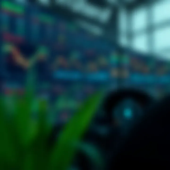 Screen showing popular auto trading platforms with charts and performance metrics tailored for Pakistani investors