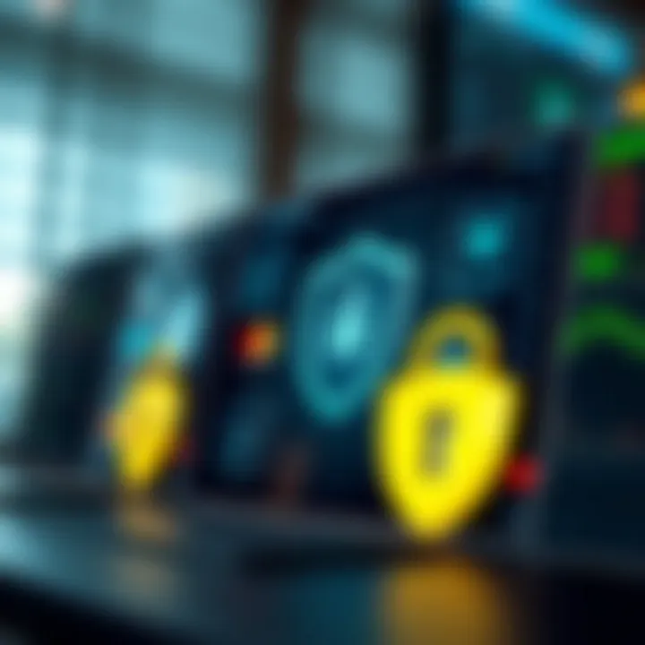 Secure Payment Methods and Safety Measures for Trading Secure online payment options for trading websites with icons of credit cards and security shields