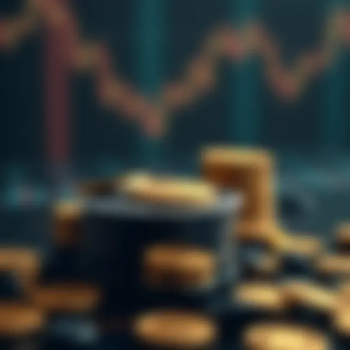 Illustration of currency fluctuation and inflation impacts on gold investments