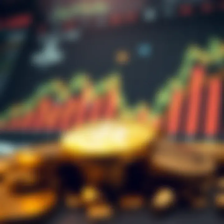 Visual representation of economic indicators and global factors affecting gold investment decisions