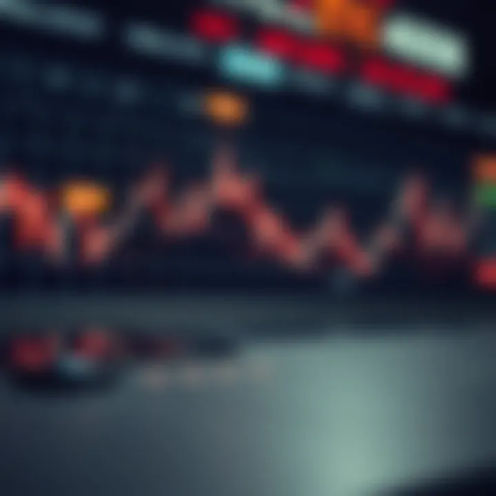 Graph showing Ethereum Classic price fluctuations over time with trend lines and key events marked