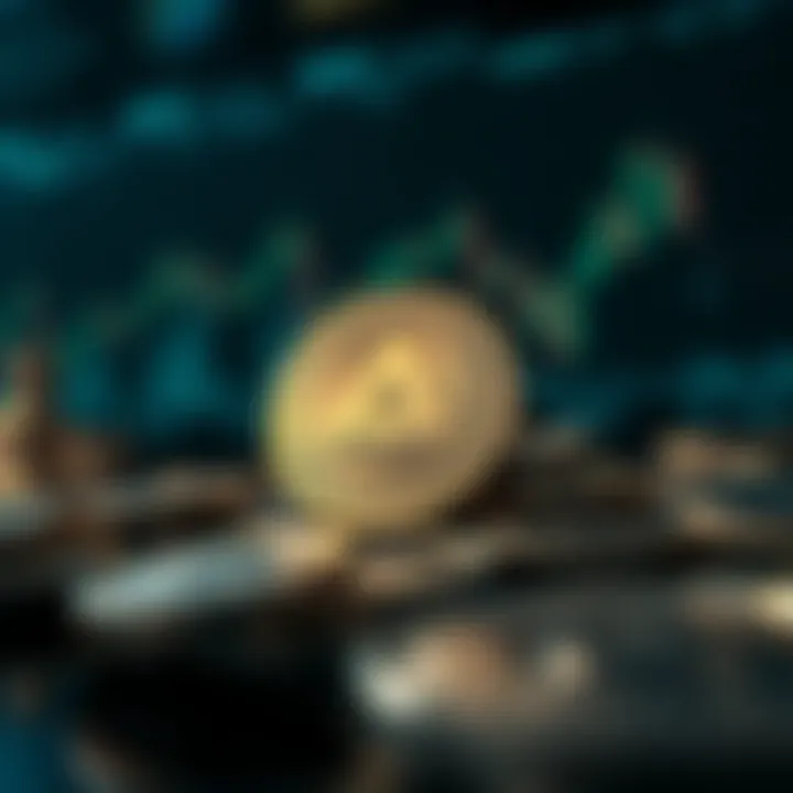 Illustration of key factors influencing Aave coin value including market dynamics and technical signals