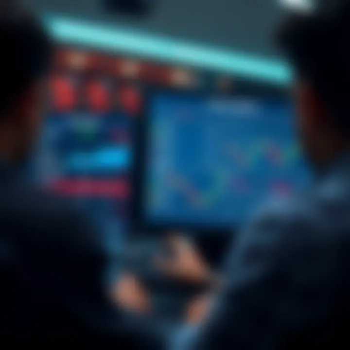 Telegram interface displaying a list of forex signal channels with currency charts and indicators