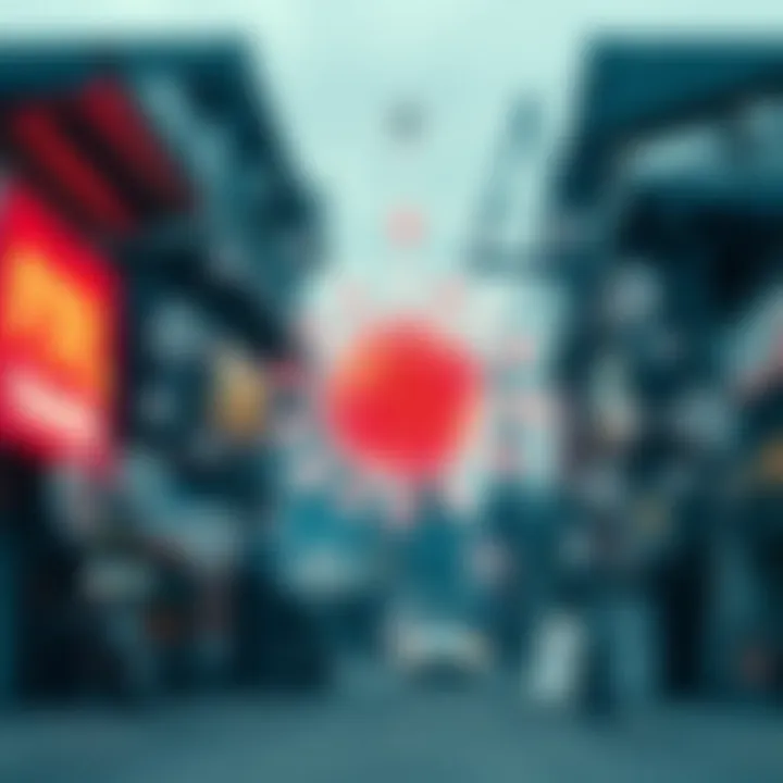 Visual representation illustrating the cultural and societal impact through various interconnected elements