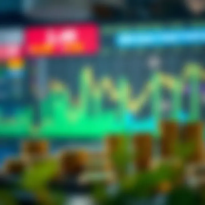 Conceptual illustration of inflation control measures and economic stability