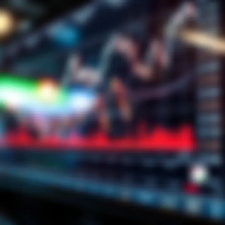 Graph depicting fluctuating financial market trends relevant to CFD trading