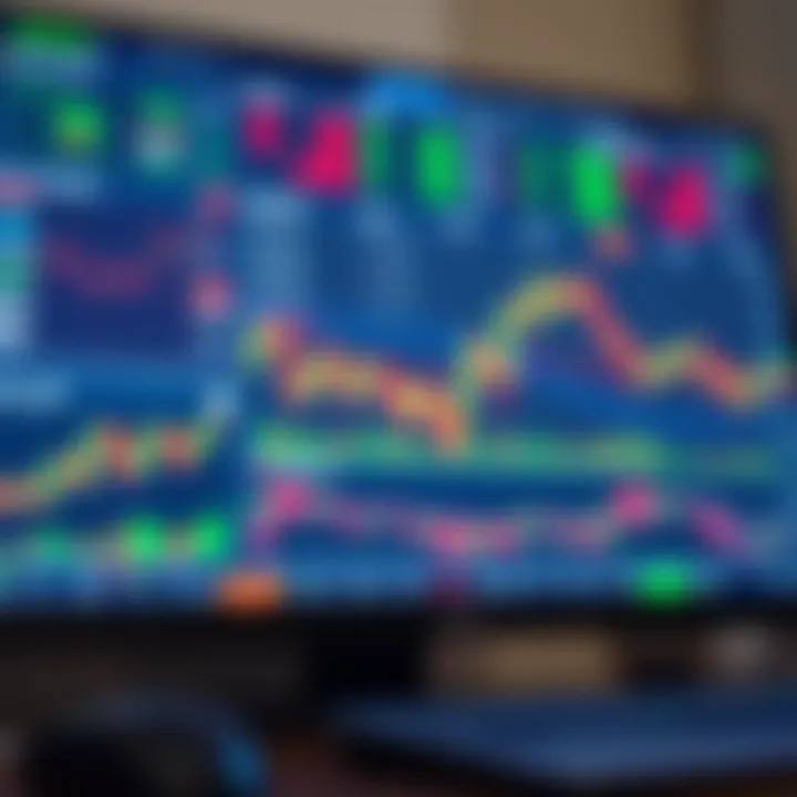 Quotex trading platform interface displaying various financial instruments and real-time market charts