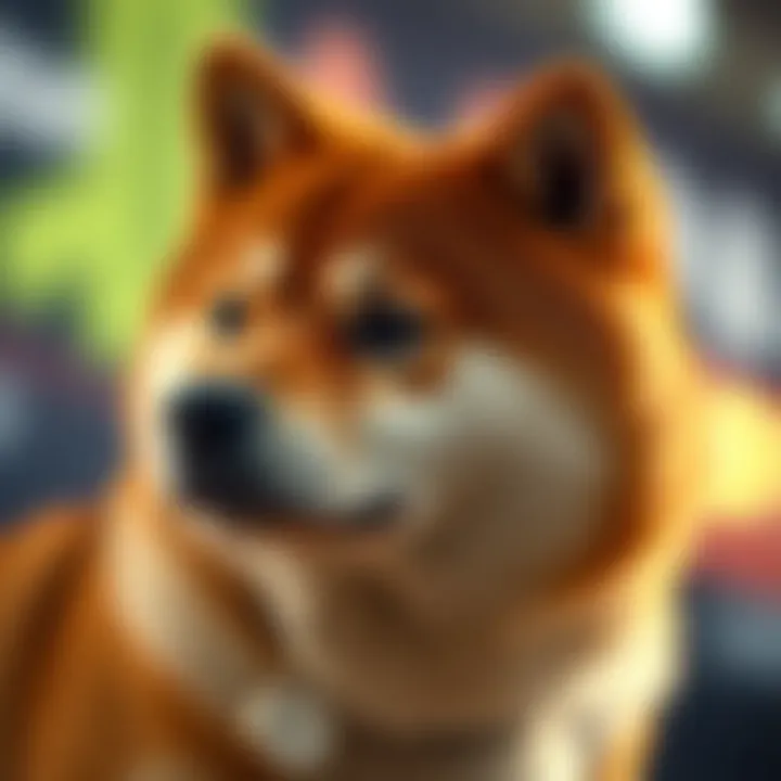 Infographic showing factors influencing Shiba Inu coin value including market demand and investor sentiment