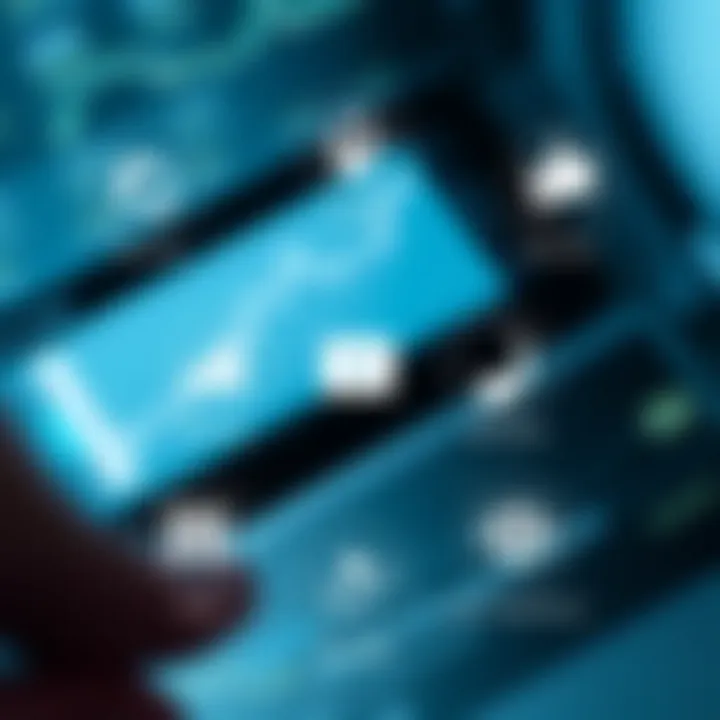 Visual representation of key trading app features such as security, fees, and user experience icons