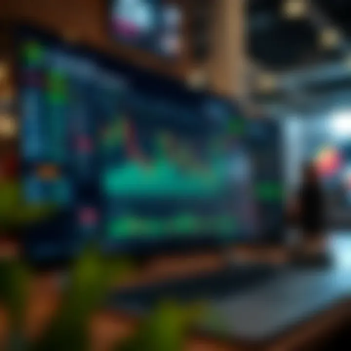 User interface of Quotex trading platform showing market instruments and trading options