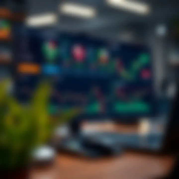 Dashboard of TradingView social networking features highlighting trader community discussions and shared analysis