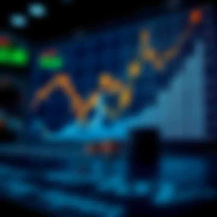 Graph showing investment trends and financial growth in Pakistan's capital market