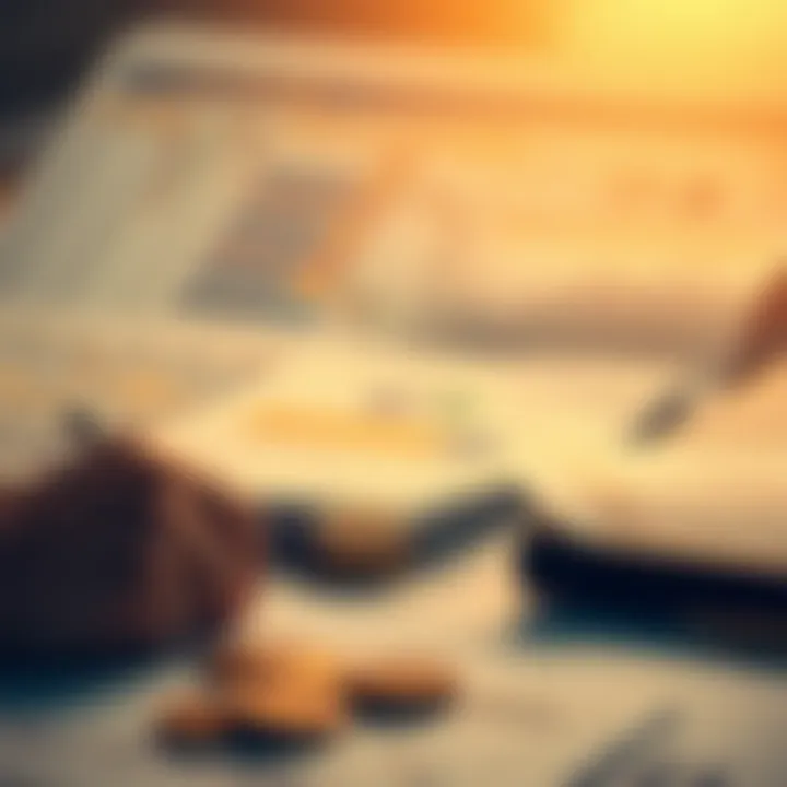 Conceptual illustration of strategic financial planning and market analysis for investment firms