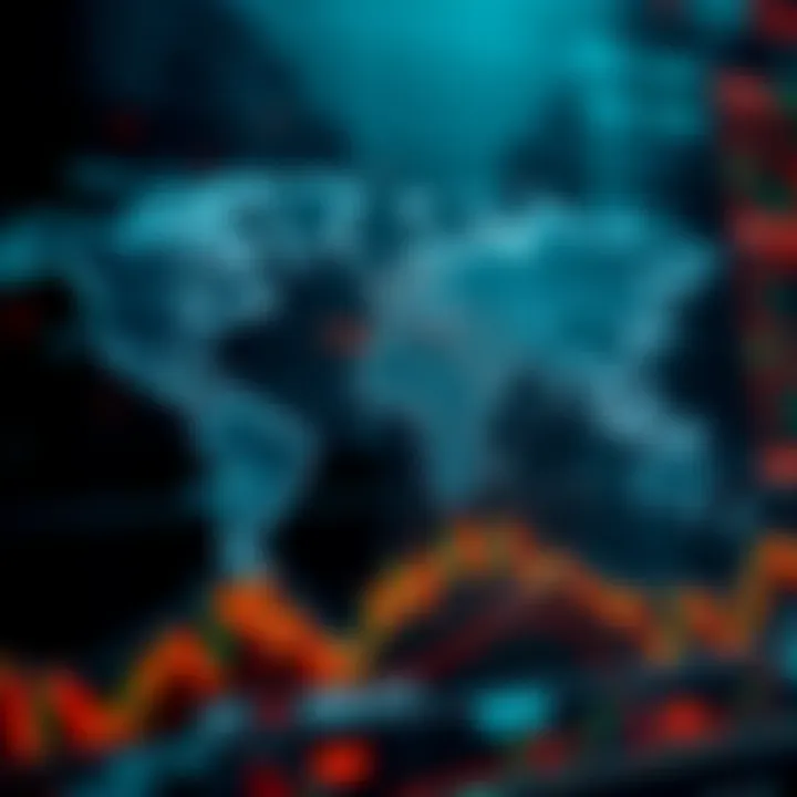 World map highlighting New York forex trading session time zone