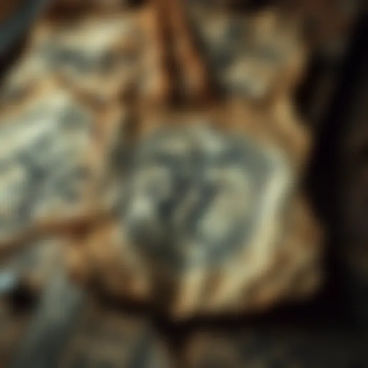 Ancient manuscript displaying intricate symbols representing the origins of the concept