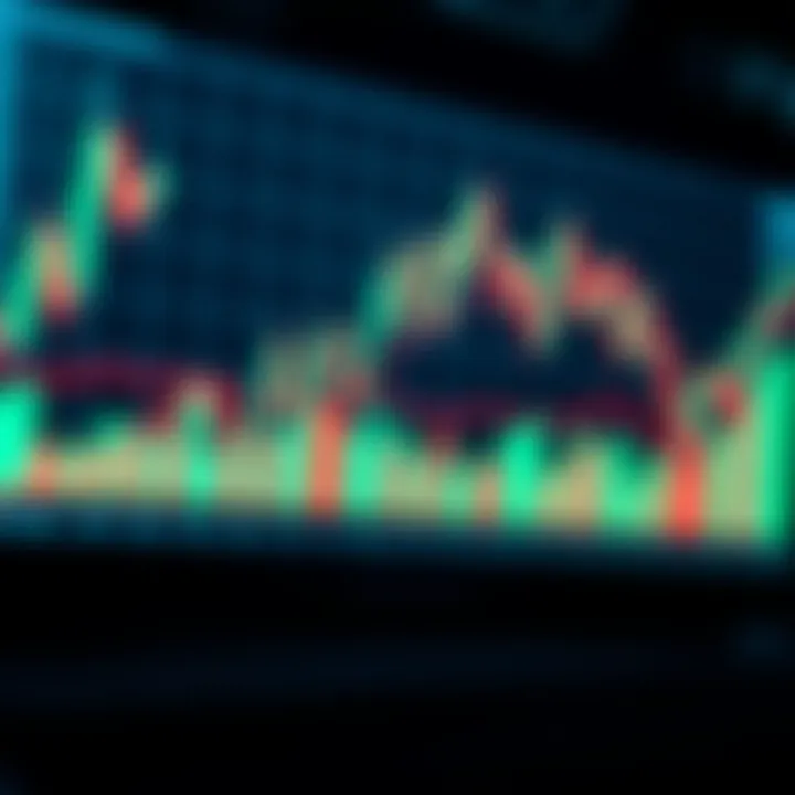 Illustration of a classic bullish cup and handle chart pattern indicating potential upward market trend