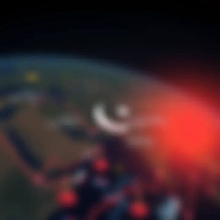 Visual representation of trade relationships between Pakistan and its key trading partners showing import and export flows