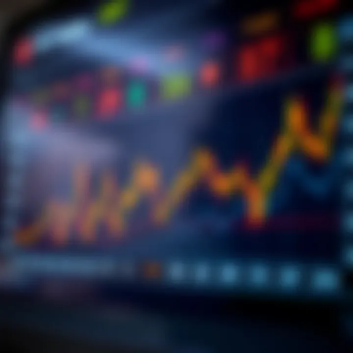 Graph showing trends in VRA cryptocurrency price over time with market indicators