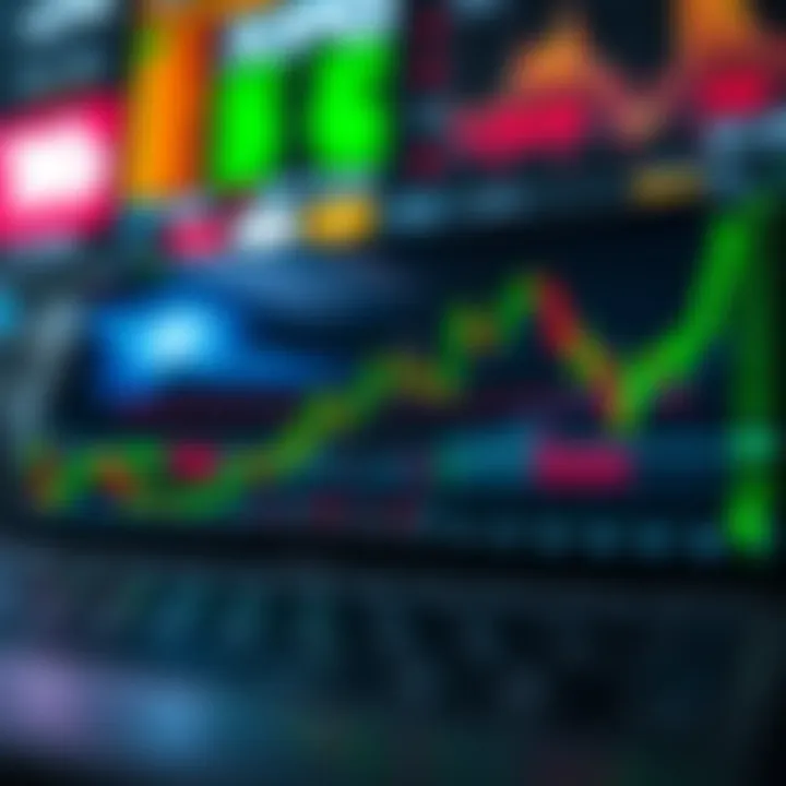 Graph showing upward trend of XRP price with market indicators