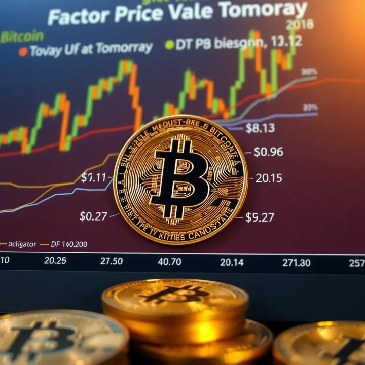 Chart showing key factors impacting Bitcoin value with focus on Pakistani financial context