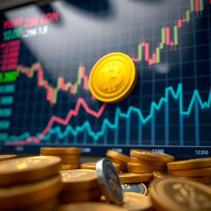 Graph depicting the upward trend of Cake Coin price amidst evolving market conditions