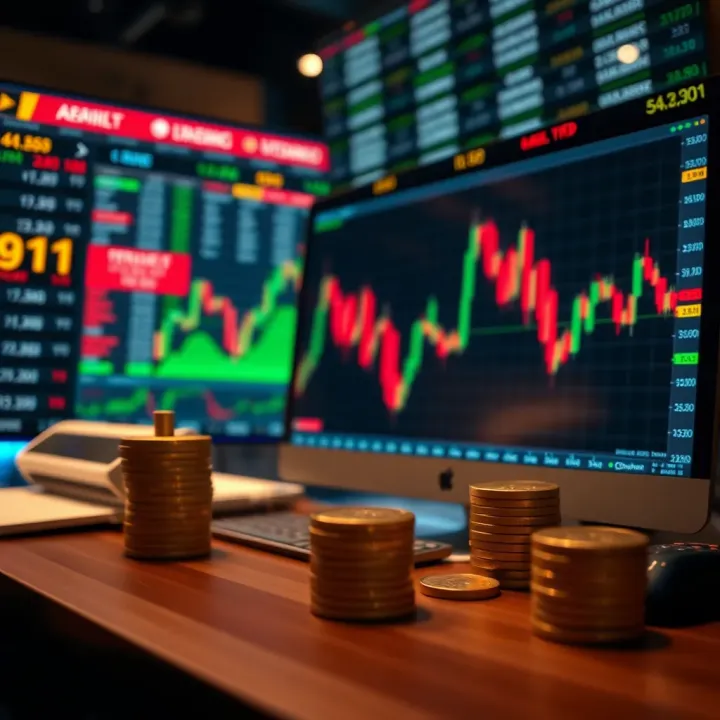 Risk Management and Trading Strategies for CFDs in Pakistan Conceptual illustration of financial risk management and strategy