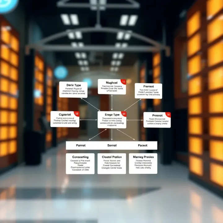Diagram illustrating various Deriv account types and access options available in Pakistan