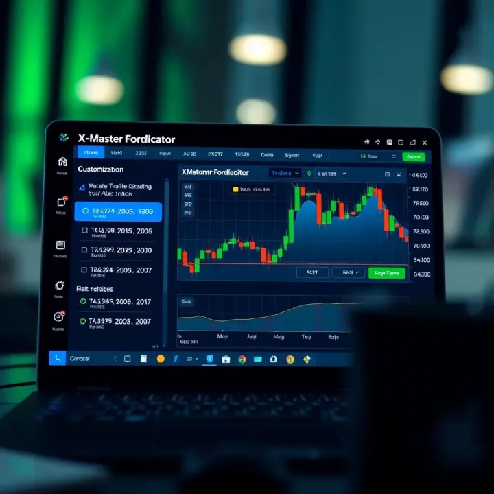 Customization and Asset Compatibility of XMaster Formula Indicator on MT5 Screenshot of XMaster Formula Indicator interface highlighting customization options and asset compatibility