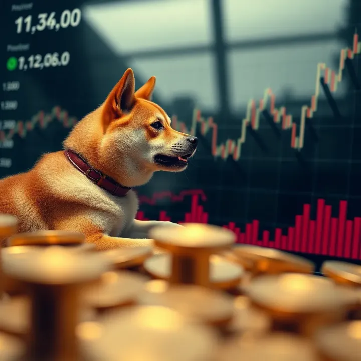 Dogecoin Price Trends and Market Analysis Graph showing Dogecoin price fluctuations over time with market trend lines